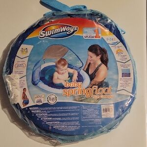 SwimWays Blue Baby Spring Float Sun Canopy